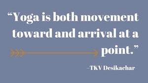 Yoga quote by Desikachar